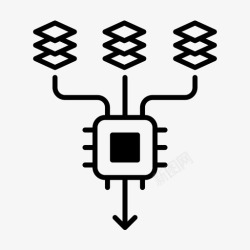 本质人工智能训练数据数据集数字化图标高清图片