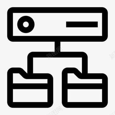 服务器目录文件共享图标图标