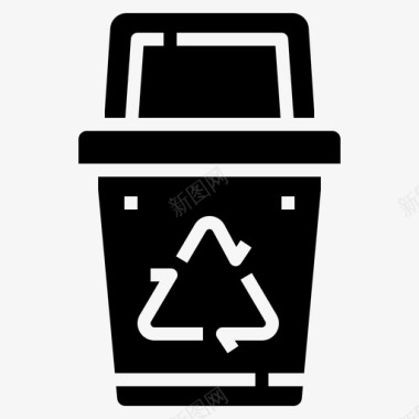 垃圾生态环境图标图标