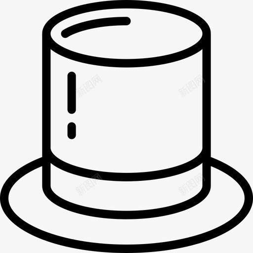 顶帽子帽子线装的图标svg_新图网 https://ixintu.com 帽子 线装 装的 顶帽