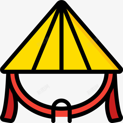 帽子日本63线性颜色图标svg_新图网 https://ixintu.com 帽子 日本63 线性颜色