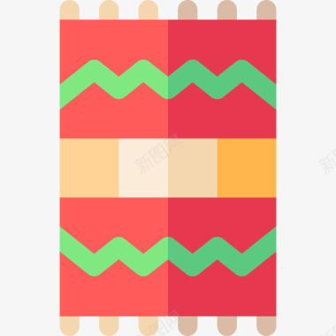 墨西哥地毯26号平坦图标图标