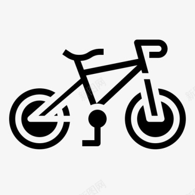 自行车34号自行车加油图标图标