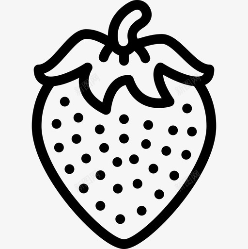 草莓营养7直系图标svg_新图网 https://ixintu.com 直系 草莓 营养7