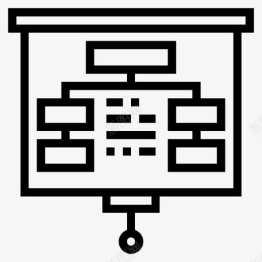 平面图商业321直线图标图标