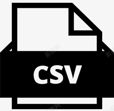 icon file csv图标