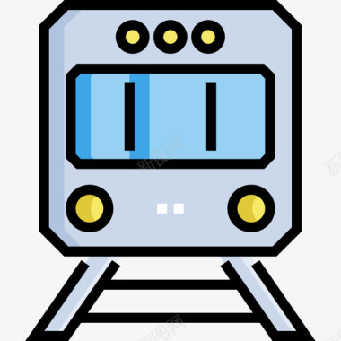 列车杂项59线型颜色图标图标