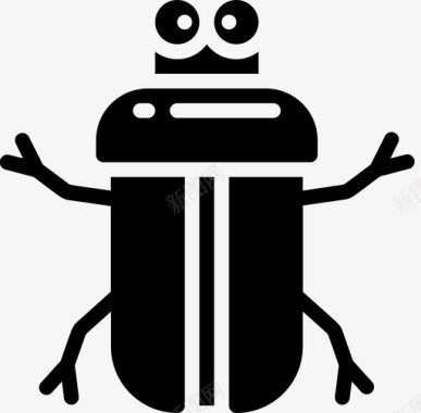 甲虫虫虫2填充图标图标