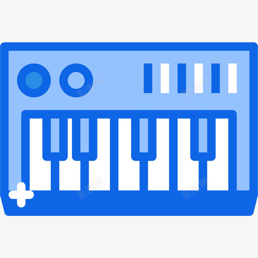 键盘tech15蓝色图标svg_新图网 https://ixintu.com tech 蓝色 键盘