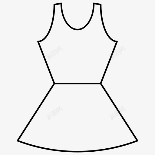 衣服夏季1件装线图标svg_新图网 https://ixintu.com 1件 图标 夏季 衣服 装线