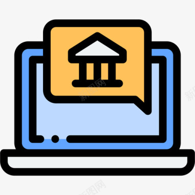 Bankbanking72线性颜色图标图标