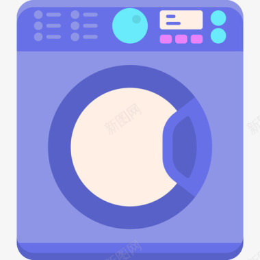 洗衣机内部5扁平图标图标