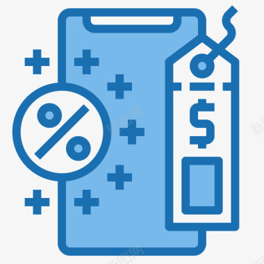 销售数字支付3蓝色图标图标