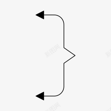 箭头括号方向图标图标