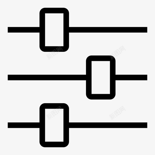 调整配置控制图标svg_新图网 https://ixintu.com ol 安全 控制 数据库 设置 调整 配置