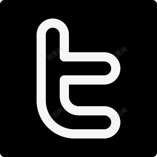 Twitter社交媒体徽标9填充图标svg_新图网 https://ixintu.com Twitter 填充 社交媒体徽标9