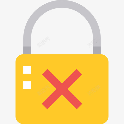 挂锁网络和安全2扁平图标svg_新图网 https://ixintu.com 扁平 挂锁 网络和安全2