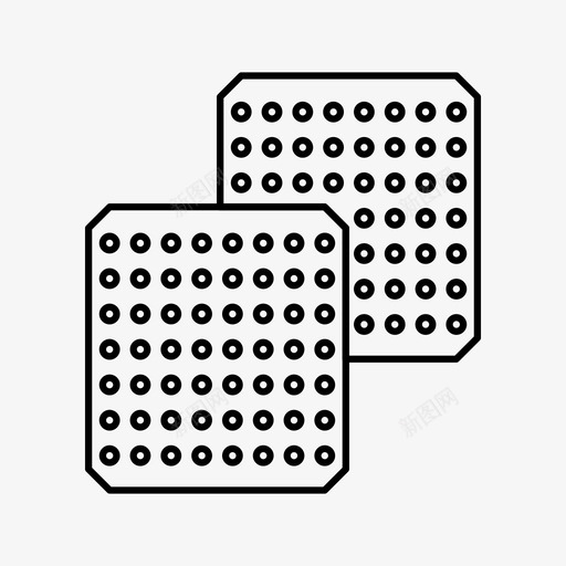 砂纸木工家具图标svg_新图网 https://ixintu.com 修整 家具 工具 木工 砂纸 表面