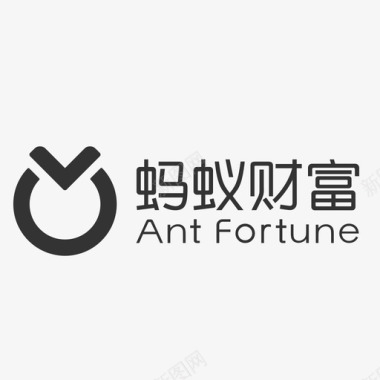 蚂蚁财富logo-横版图标