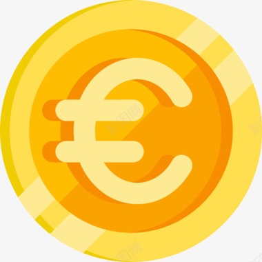 欧元货币7持平图标图标