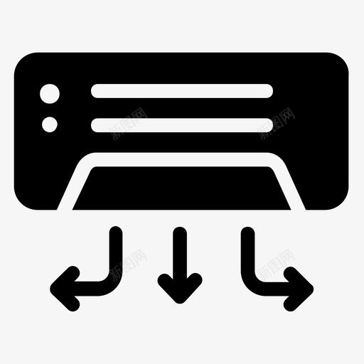 分体式空调空调冷冻机图标svg_新图网 https://ixintu.com 冷冻机 分体式 图标 家用电器 房地产 空调 立体