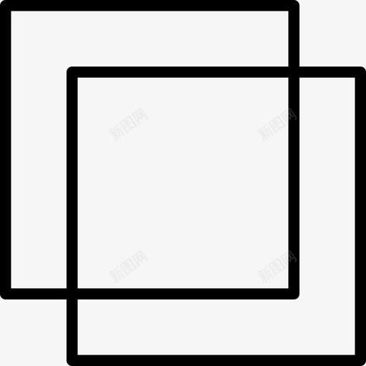 正方形几何形图案图标svg_新图网 https://ixintu.com 几何形 可视化薄 图案 形状 正方形 视觉