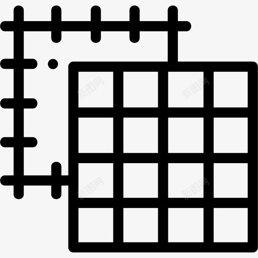 线状缝纫织物65图标svg_新图网 https://ixintu.com 线状 织物 缝纫