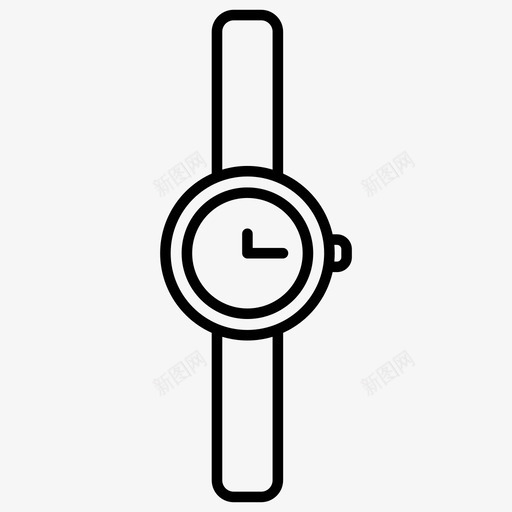 手表商务奢侈品图标svg_新图网 https://ixintu.com 商务 奢侈品 手腕 手表 时间 衣服
