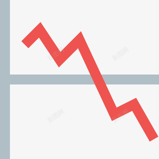 损失统计图表2扁平图标svg_新图网 https://ixintu.com 图表 扁平 损失 统计