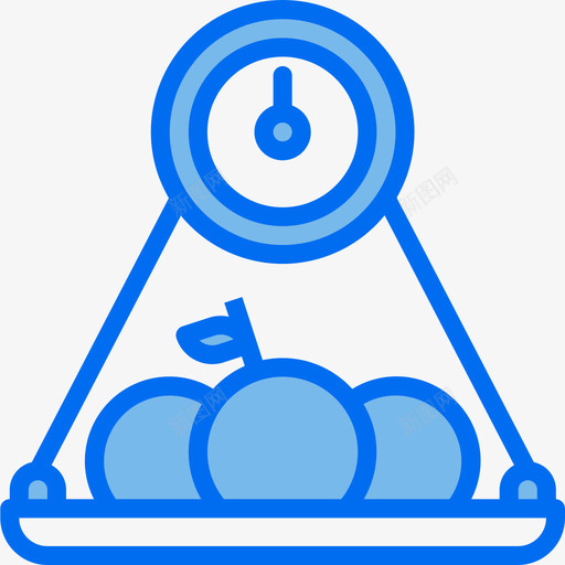 水果农场32蓝色图标svg_新图网 https://ixintu.com 农场 水果 蓝色