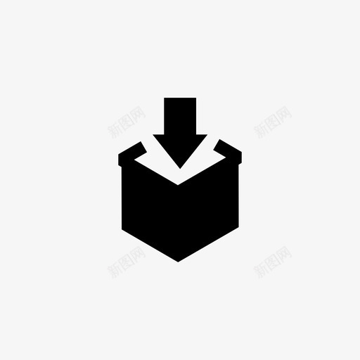 盒档案文件图标svg_新图网 https://ixintu.com 下载盒 文件 文件夹 档案