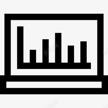 条形图分析23线性图标图标