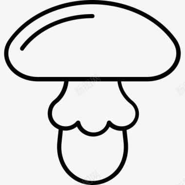蘑菇食物配料图标图标