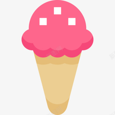 冰淇淋烹饪食品和饮料2平的图标图标