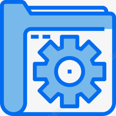 文件夹datamanager6蓝色图标图标