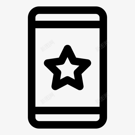 手机明星最爱喜欢图标svg_新图网 https://ixintu.com 喜欢 图标 手机 明星 最爱 用户界面 评级