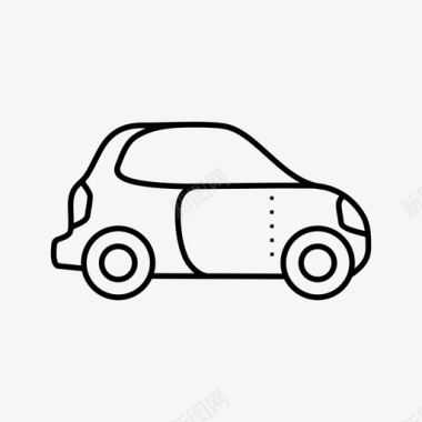 小型车汽车模型汽车类型图标图标