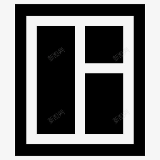 窗户家房子图标svg_新图网 https://ixintu.com 室内 房子 房间 窗户 风景