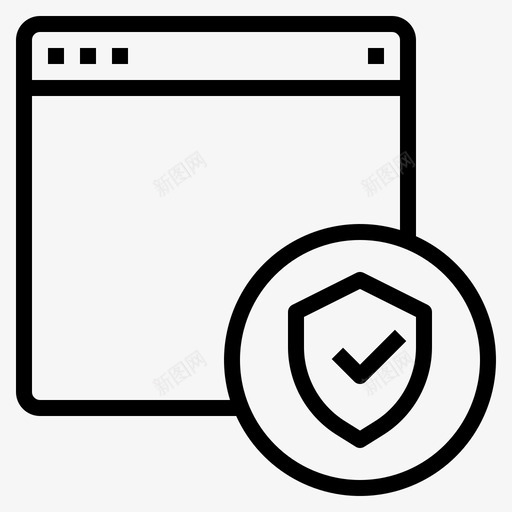 防病毒网页149线性图标svg_新图网 https://ixintu.com 线性 网页设计 防病毒