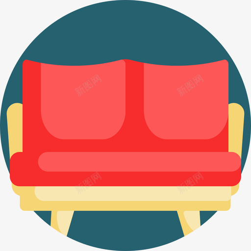 沙发家具40平的图标svg_新图网 https://ixintu.com 家具40 平的 沙发