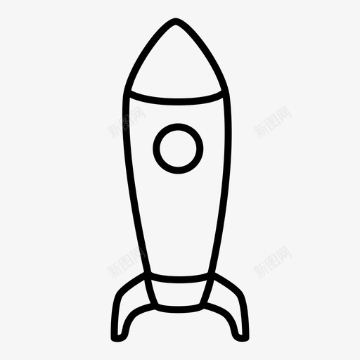 火箭助推科学图标svg_新图网 https://ixintu.com 优化 助推 太空 搜索引擎 火箭 科学