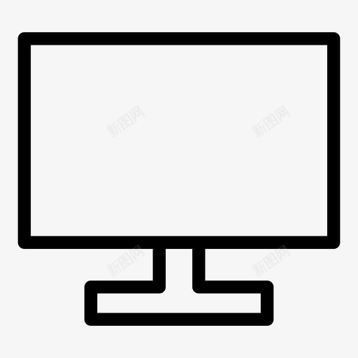 lcd桌面显示器图标svg_新图网 https://ixintu.com lcd ol 安全 屏幕 数据库 显示器 桌面 电视 监视器 配置