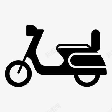 轻便摩托车自行车财政部图标图标
