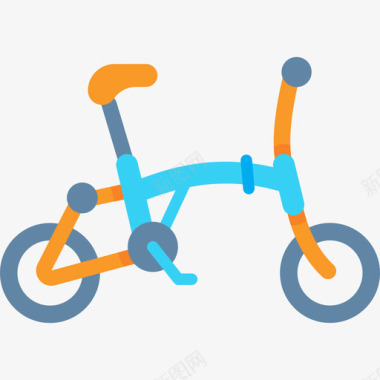 自行车城市公园10号平坦图标图标