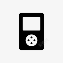 iPod媒体播放器mp4播放器电子ipod图标高清图片
