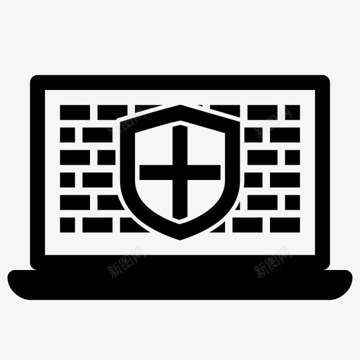 防火墙防病毒电脑保护图标svg_新图网 https://ixintu.com 保护 图标 安全 安全线 电脑 私人 笔记本 防火墙 防病毒