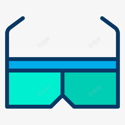 3d眼镜游戏64线性颜色图标svg_新图网 https://ixintu.com 3d 游戏 眼镜 线性 颜色