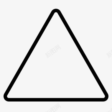 金字塔几何体形状图标图标