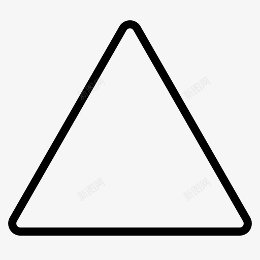 金字塔几何体形状图标svg_新图网 https://ixintu.com 三角形 几何体 形状 金字塔
