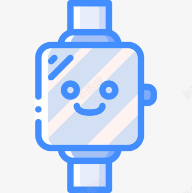 智能手表可爱图标5蓝色图标